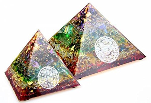 Orpanit® Orgonit 7 Chakren „Regenbogen“ Pyramide XL