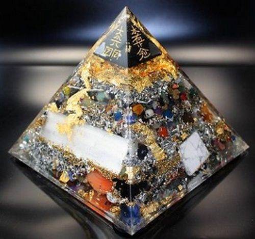 Orpanit® Orgonit Onyx „Reiki“ Usui Pyramide