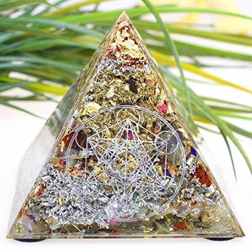 Orpanit® Orgonit Pyramide „Heilige Geometrie“ XL