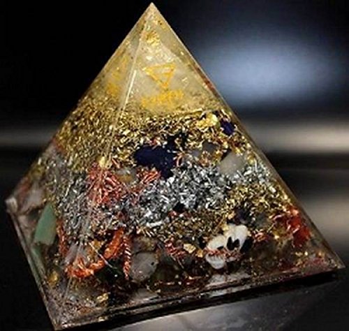 Orpanit® Orgonit Pyramide XL „Akasha“ Feuer-Erde-Wasser-Luft